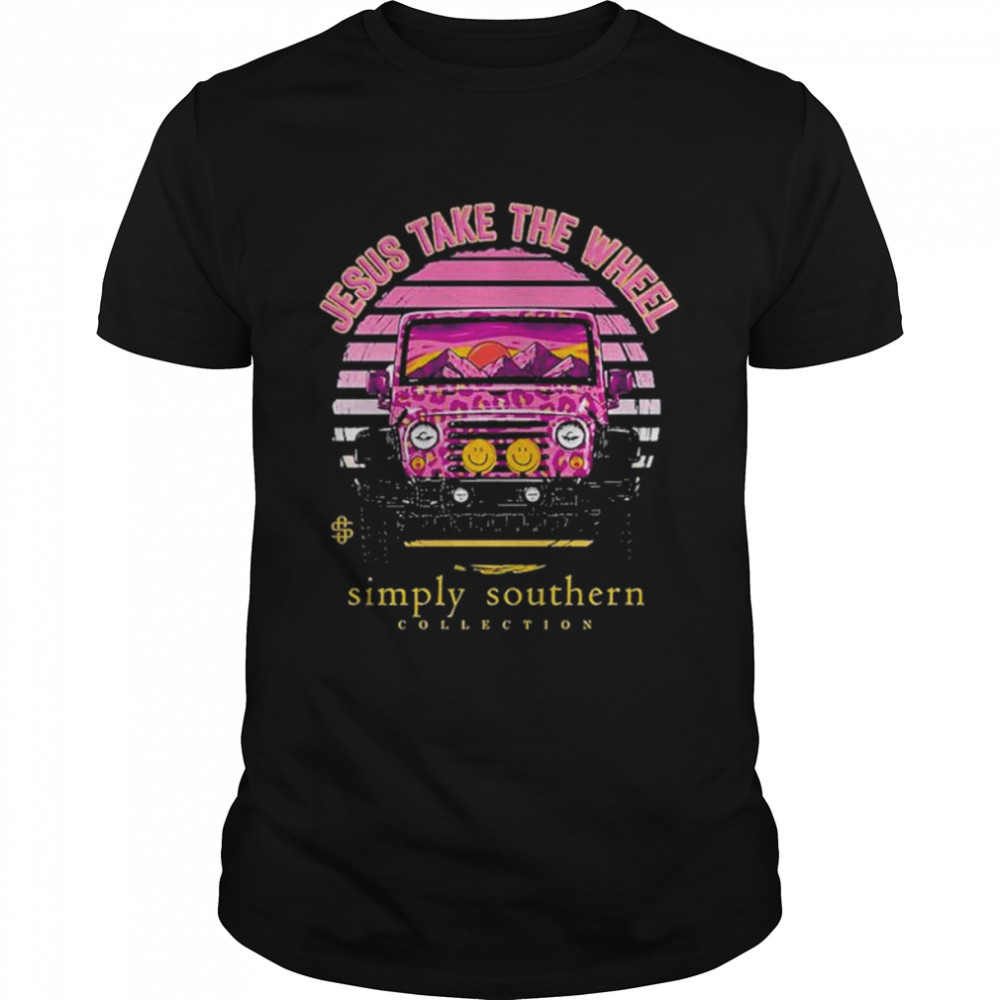 Jeep Jesus take the wheel simply southern Collection shirt