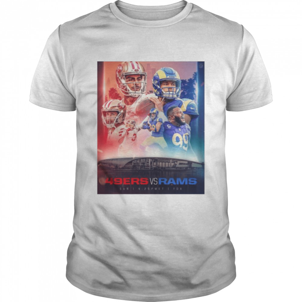 49ers vs Rams Halloween NFC west rivalry 2022 gameday shirt