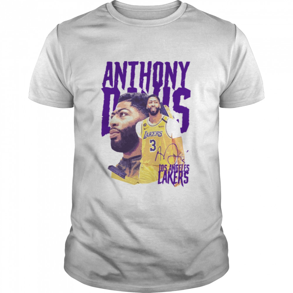 Anthony Davis 3 LA Lakers Team Basketball Player shirt