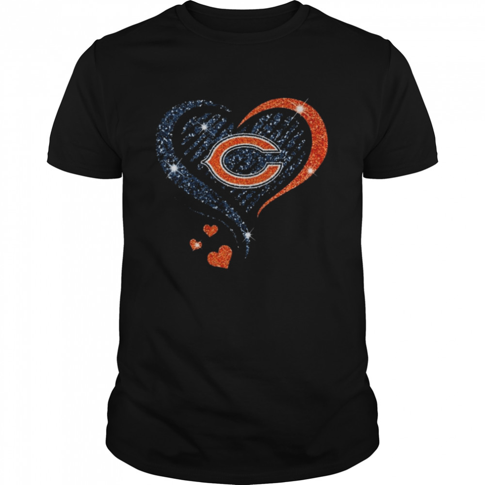 Chicago Bears football Heart Diamond shirt