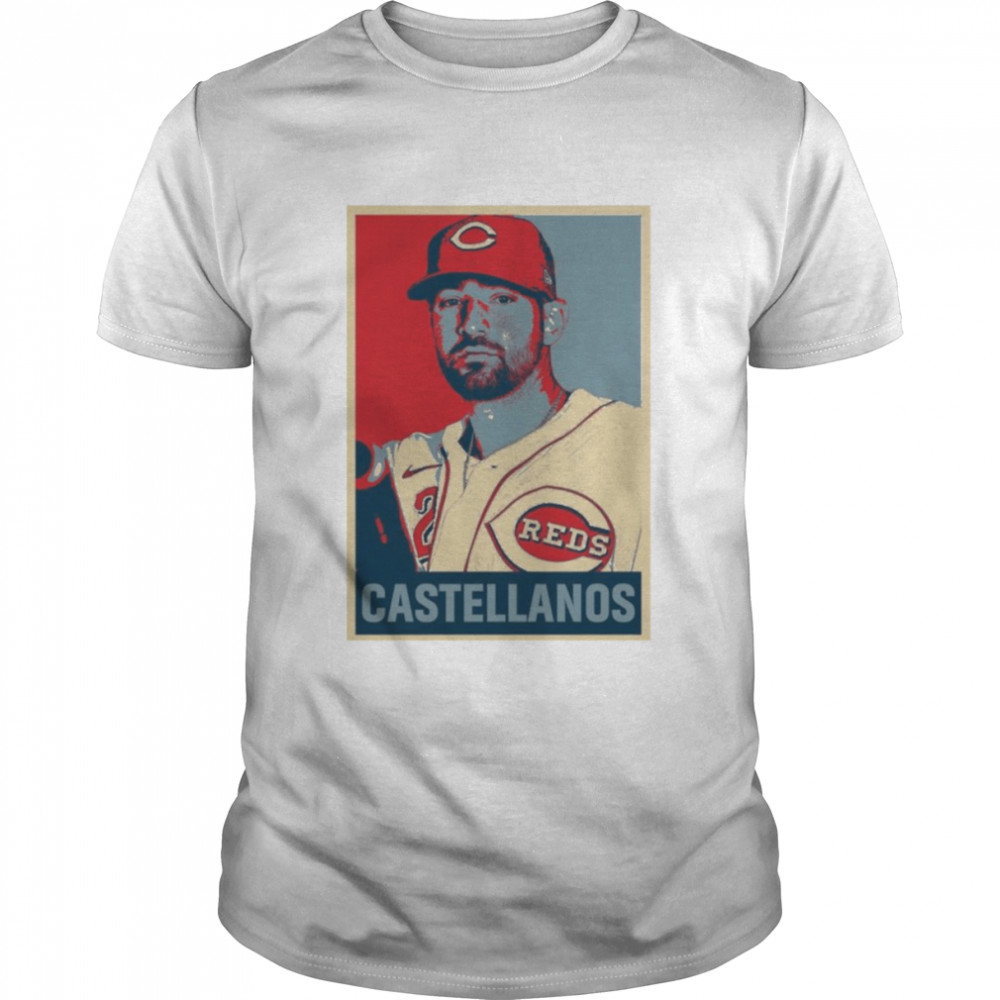 Graphic red socks Nick Castellanos hope t-shirt