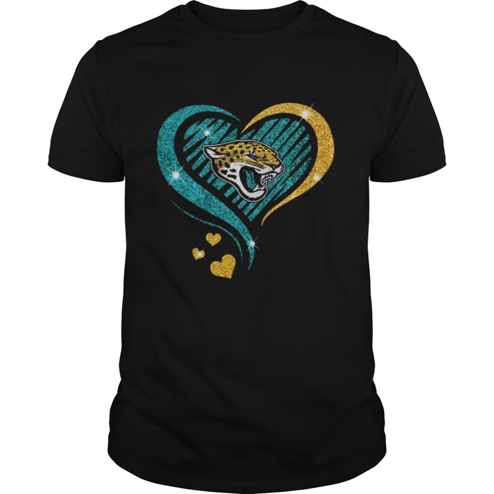 Jacksonville Jaguars football Heart Diamond shirt