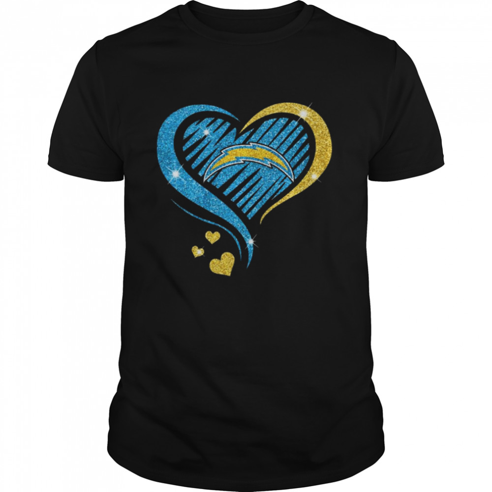 Los Angeles Chargers football Heart Diamond shirt