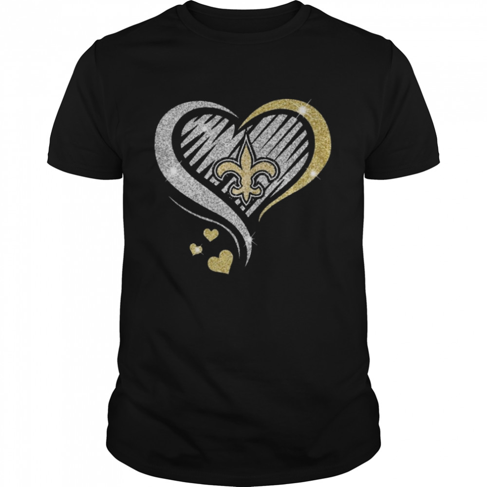 New Orleans Saints football Heart Diamond shirt