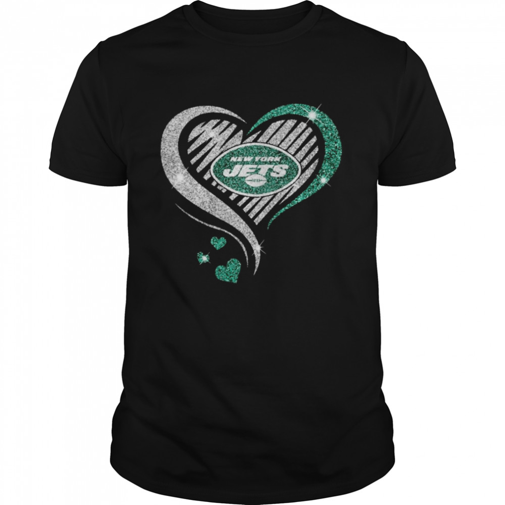 New York Jets football Heart Diamond shirt