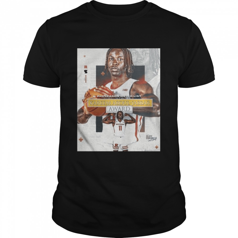 Preseason Watch list Kareem Abdul Jabbar Award shirt