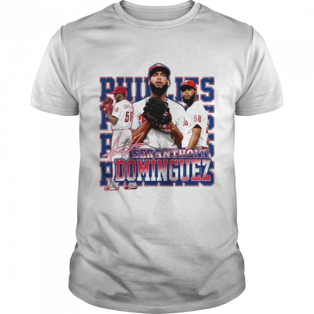 Seranthony Dominguez Phillies ALCS Champions signature shirt