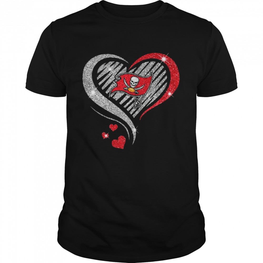 Tampa Bay Buccaneers football Heart Diamond shirt