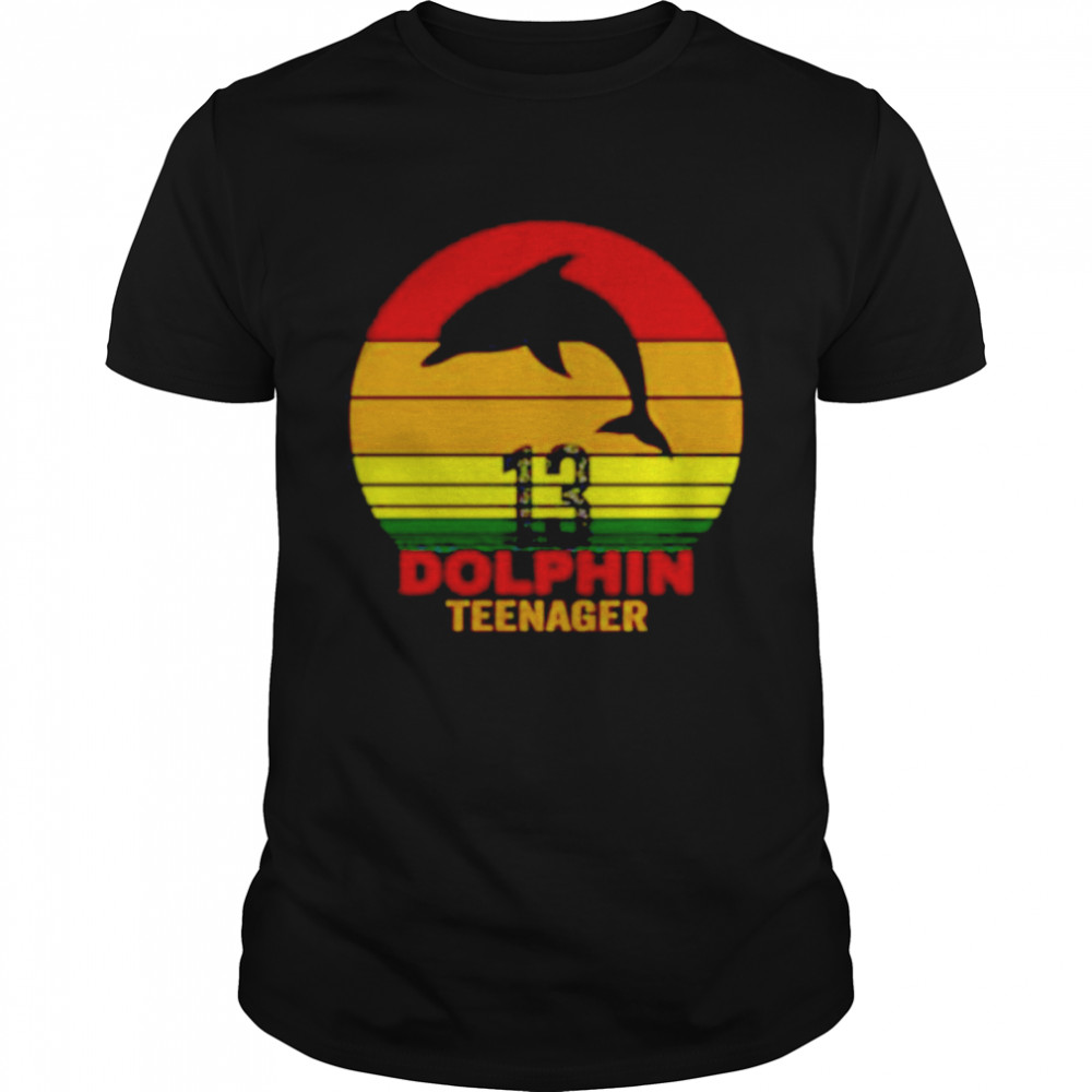 13 Dolphin teenager vintage shirt