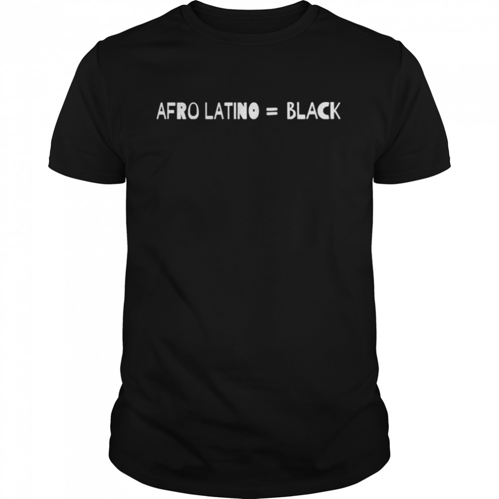 afro Latino Black shirt