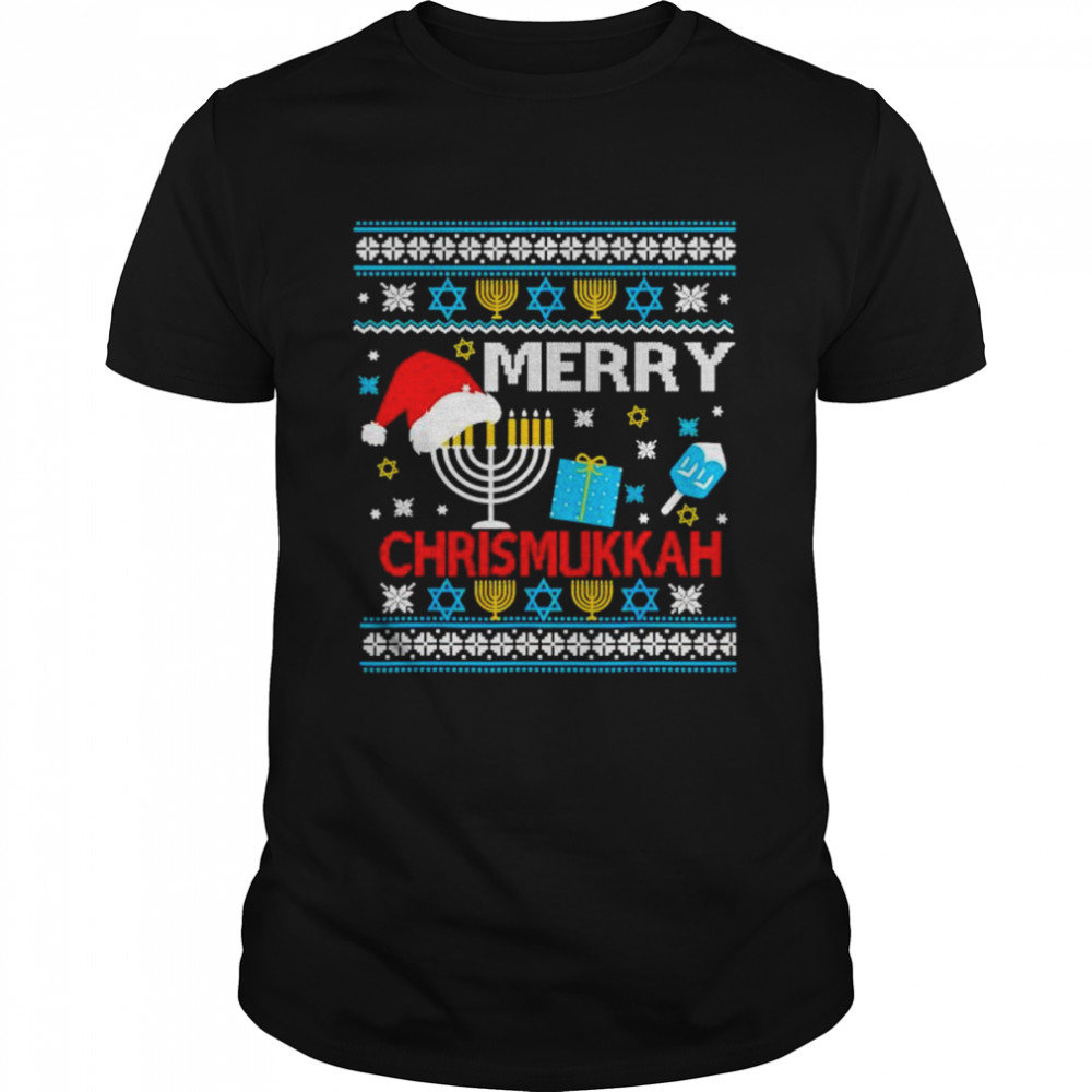 Best merry Chrismukkah Hanukkah Jewish ugly Christmas shirt