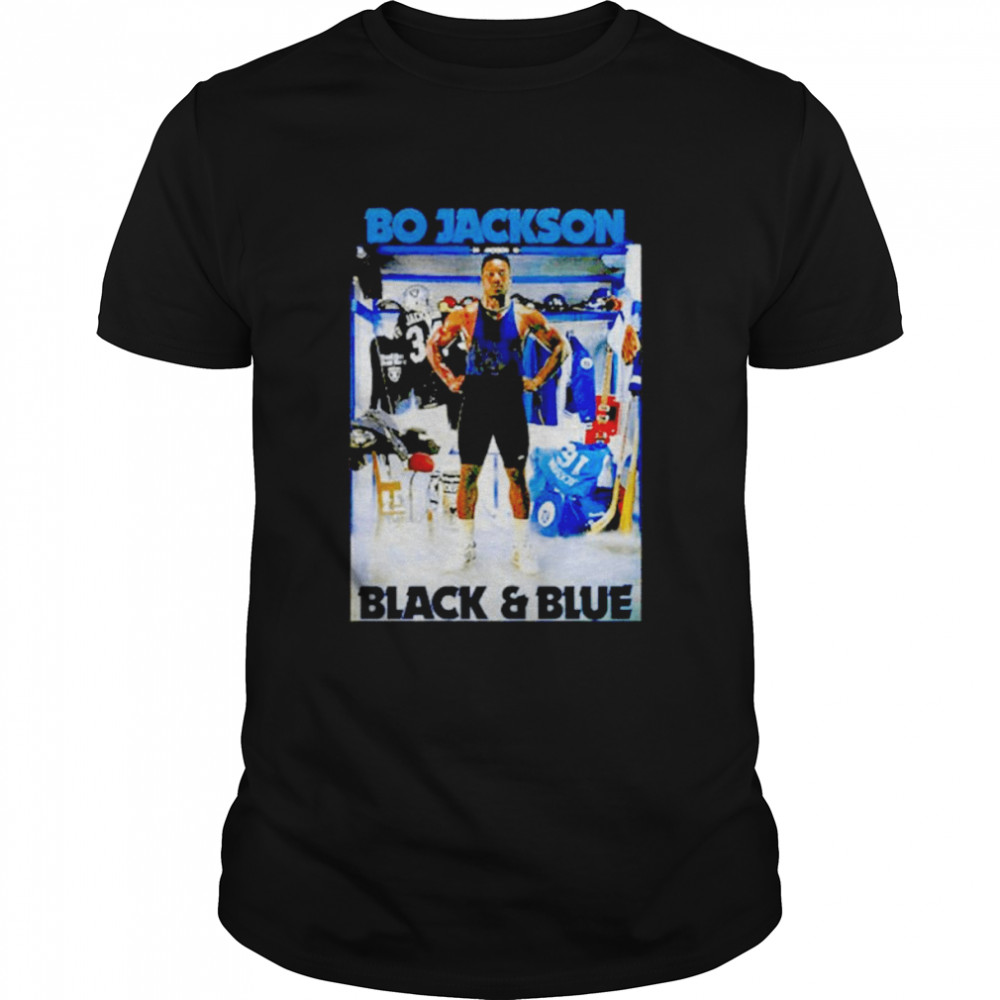 Bo Jackson Black and Blue shirt