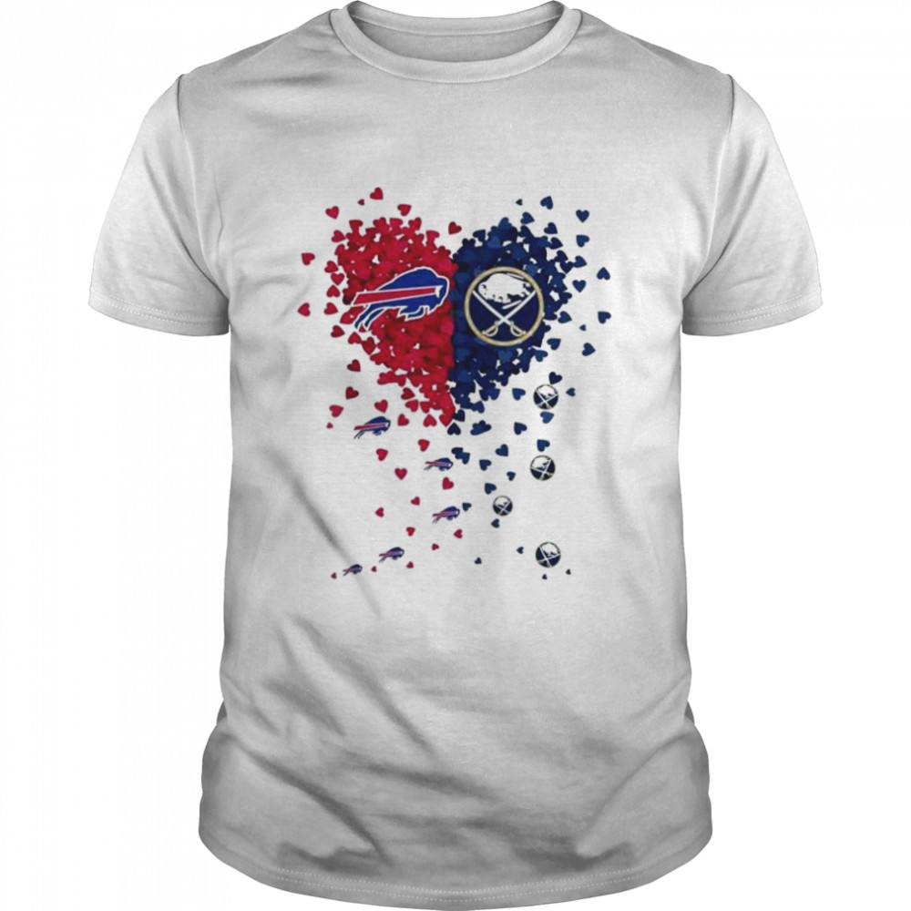 Buffalo Bills And Buffalo Sabres Hearts 2022 shirt