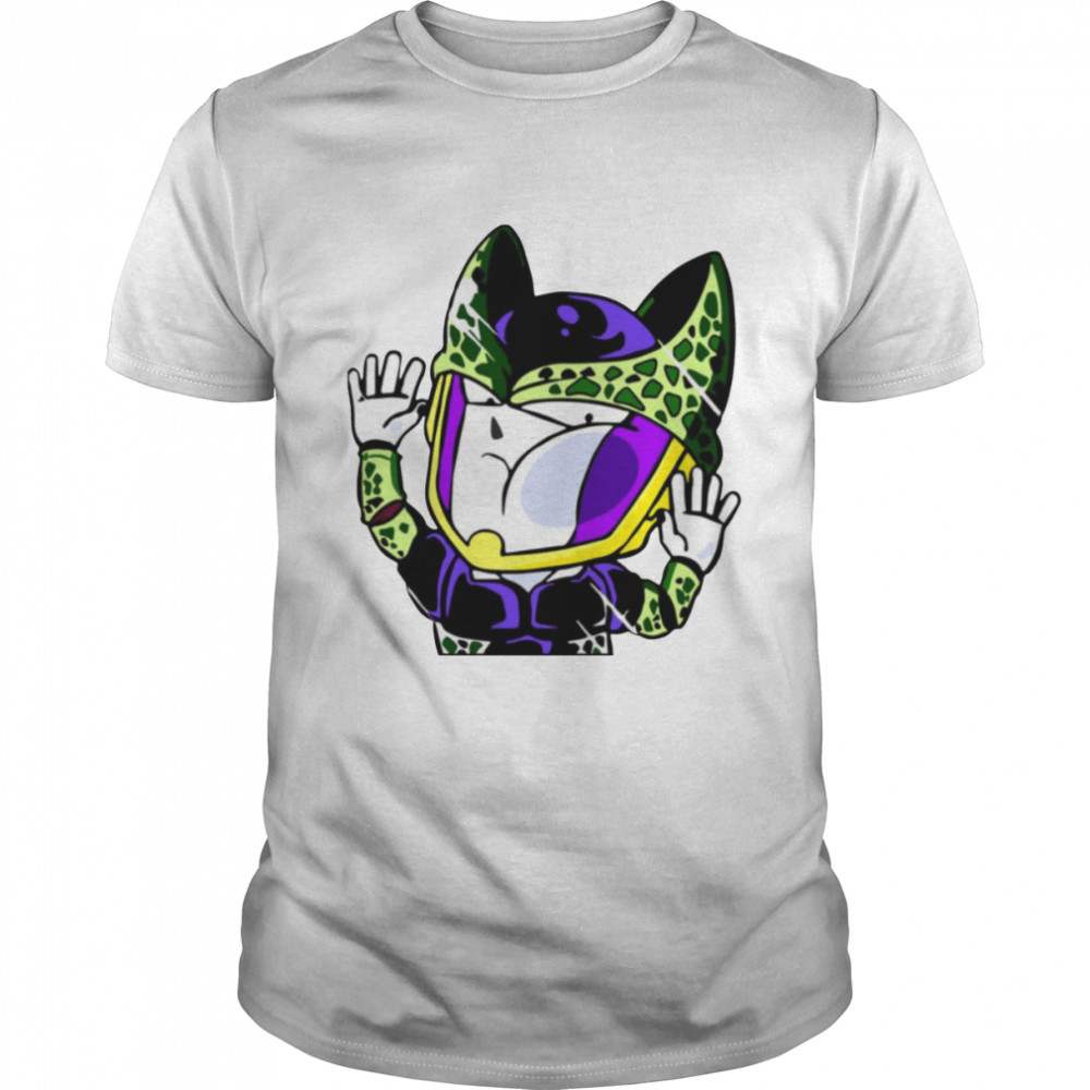 Cell Funny Peeker Dbz Dragn Ball shirt