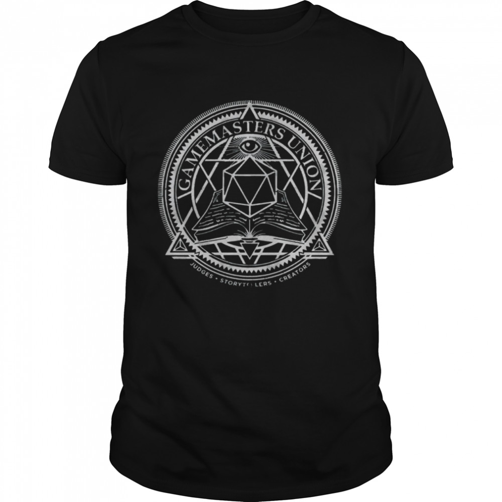 Gamemasters Union Funny Dungeons And Dragons Dnd D20 shirt