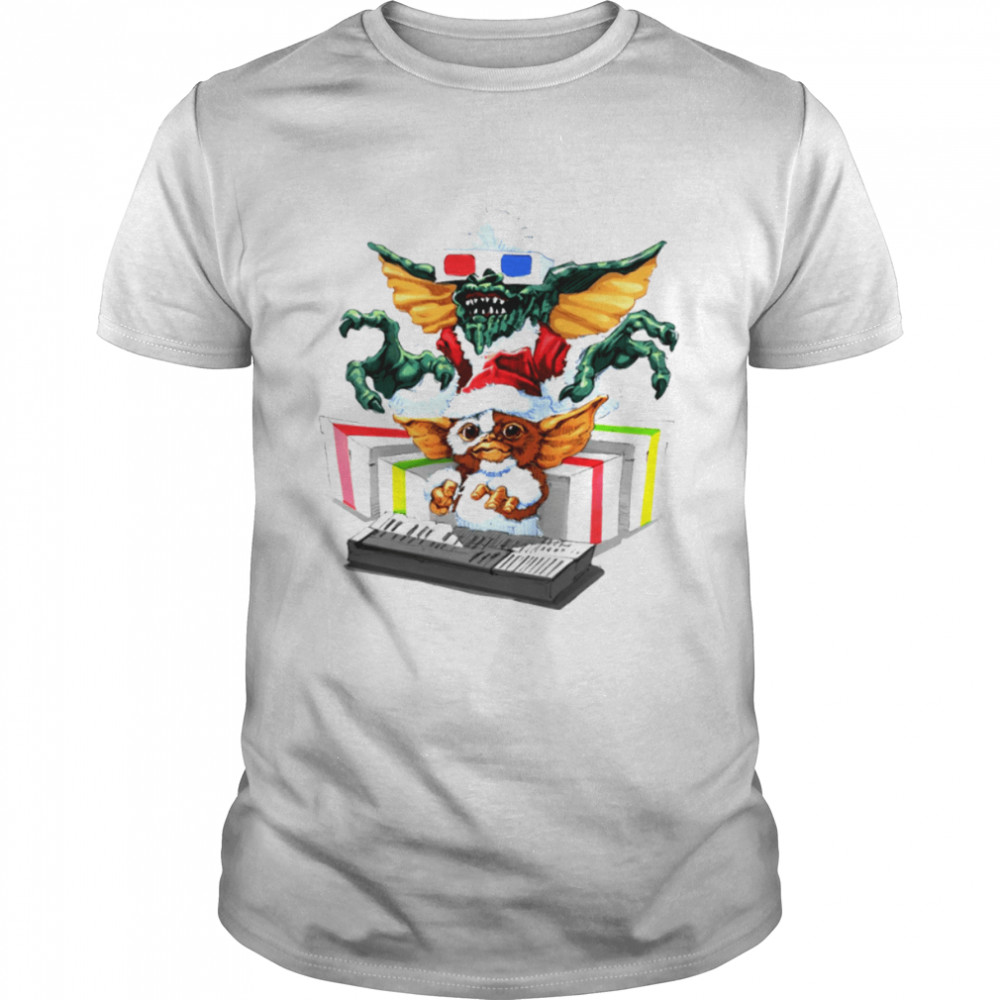 Gremlins Christmas Design 2022 Santa Hat shirt