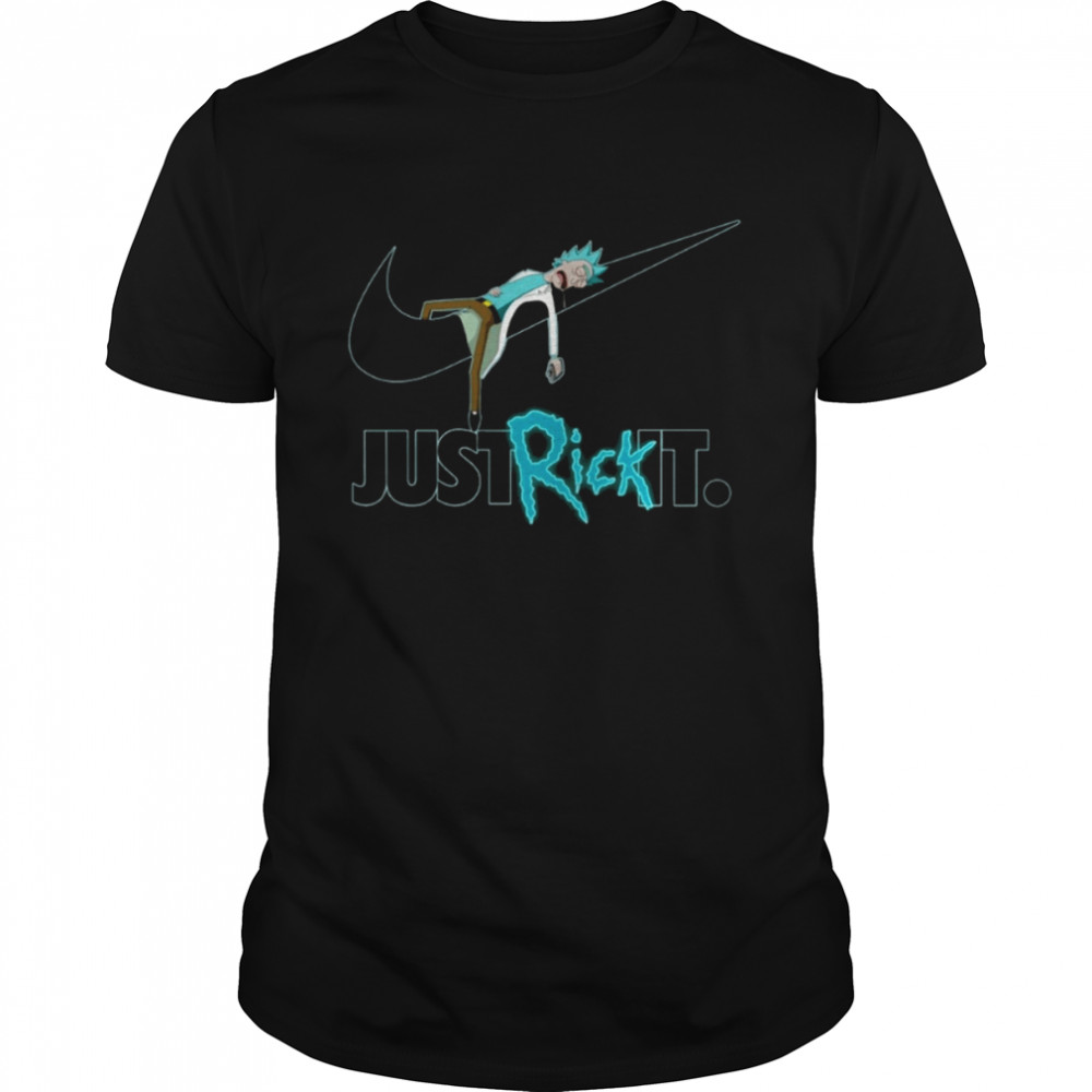 Just Rick It Nike Logo Rick And Morty Cartoon shirt