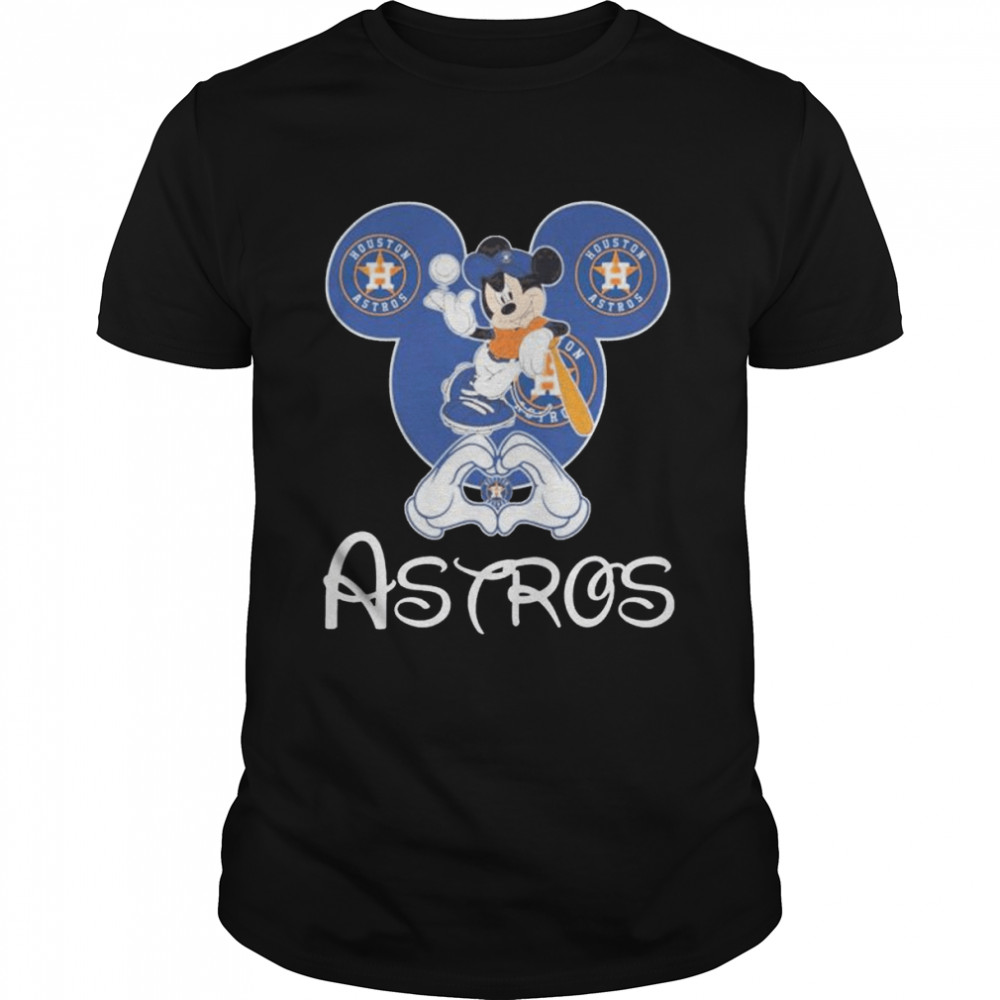 Mickey mouse Disney Houston Astros heart 2022 shirt