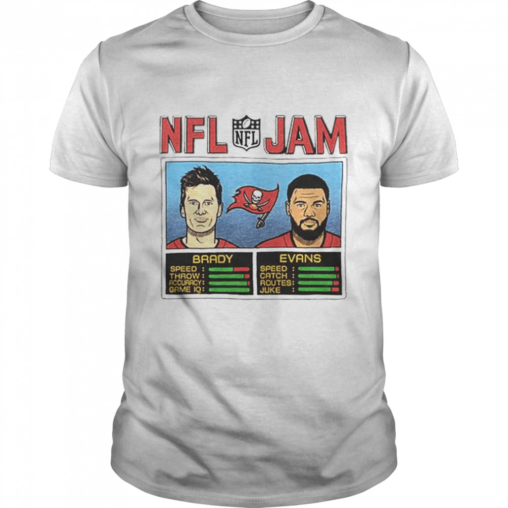 NFL JAM Tampa Bay Buccaneers Tom Brady & Mike Evans shirt