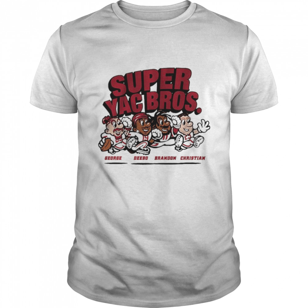 Premium super yac bros Gearge Deebo Brandon and Christtian San Francisco 49ers shirt