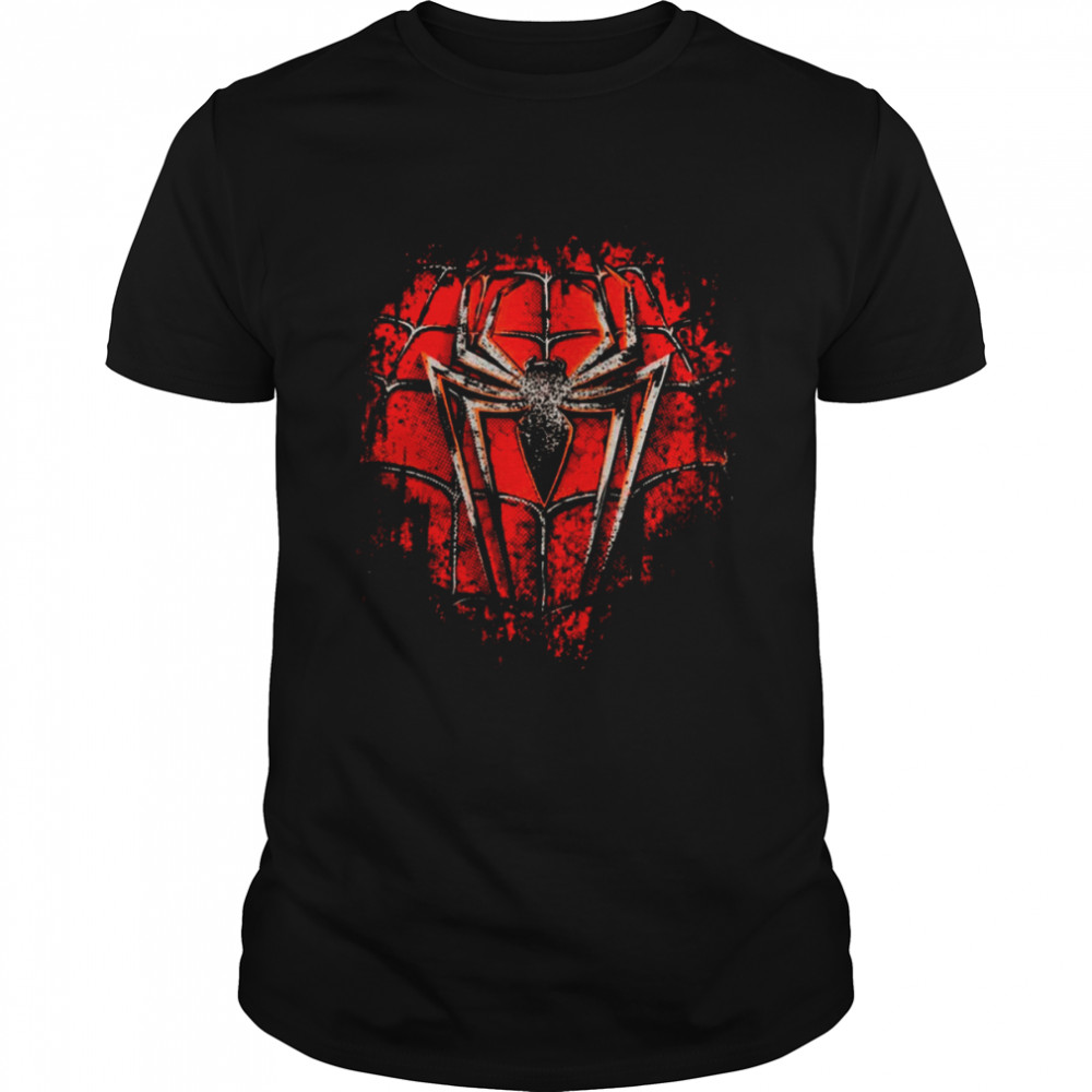 Red Design Spider Symbiote Spiderman shirt