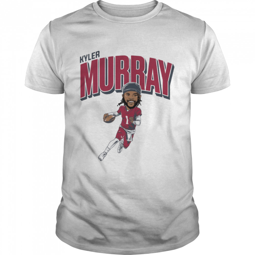 Red Logo Arizona Cardinals Kyler Murray Caricature shirt