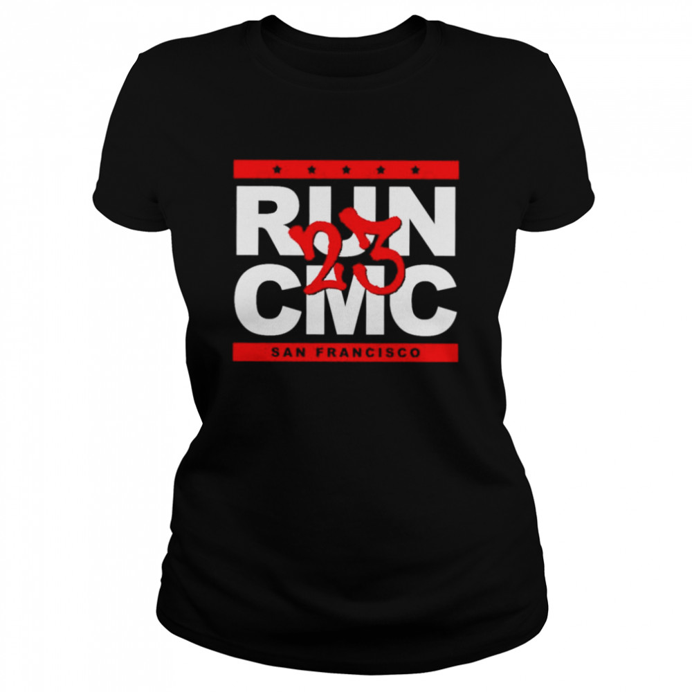 Run CMC Christian McCaffrey 23 San Francisco shirt Classic Women's T-shirt