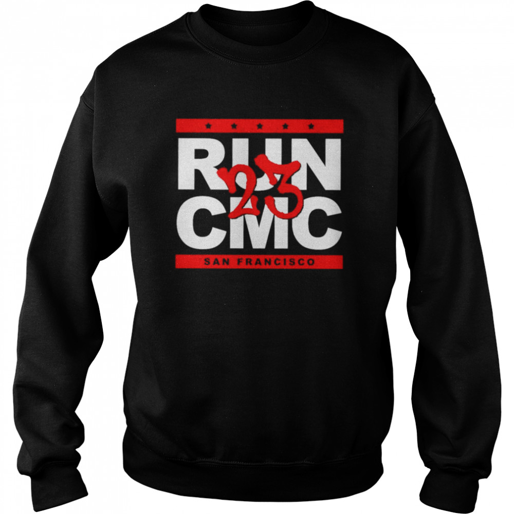 Run CMC Christian McCaffrey 23 San Francisco shirt Unisex Sweatshirt