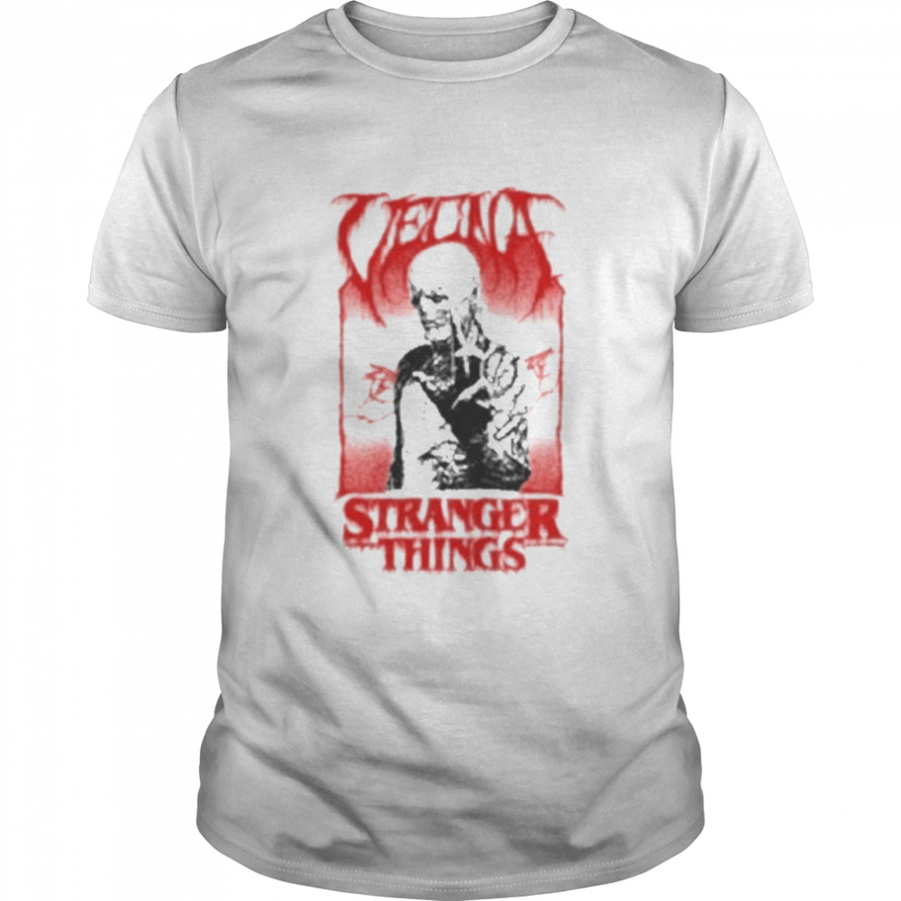 Stranger things vecna metal t-shirt