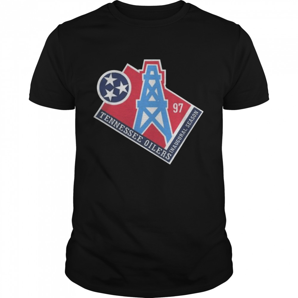 Tennessee titans tennessee oilers inaugural season 97 shirt