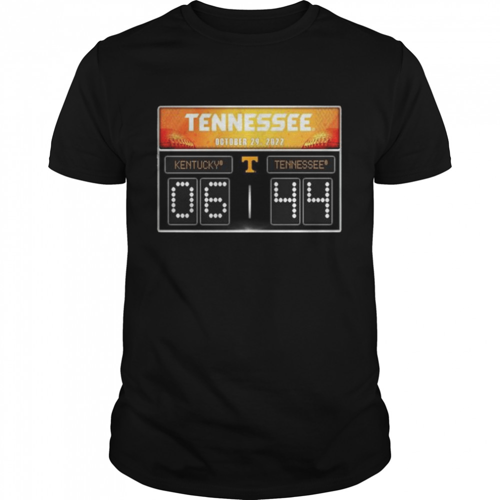 Tennessee Volunteers vs. Kentucky Wildcats 2022 Football Score 44 06 shirt