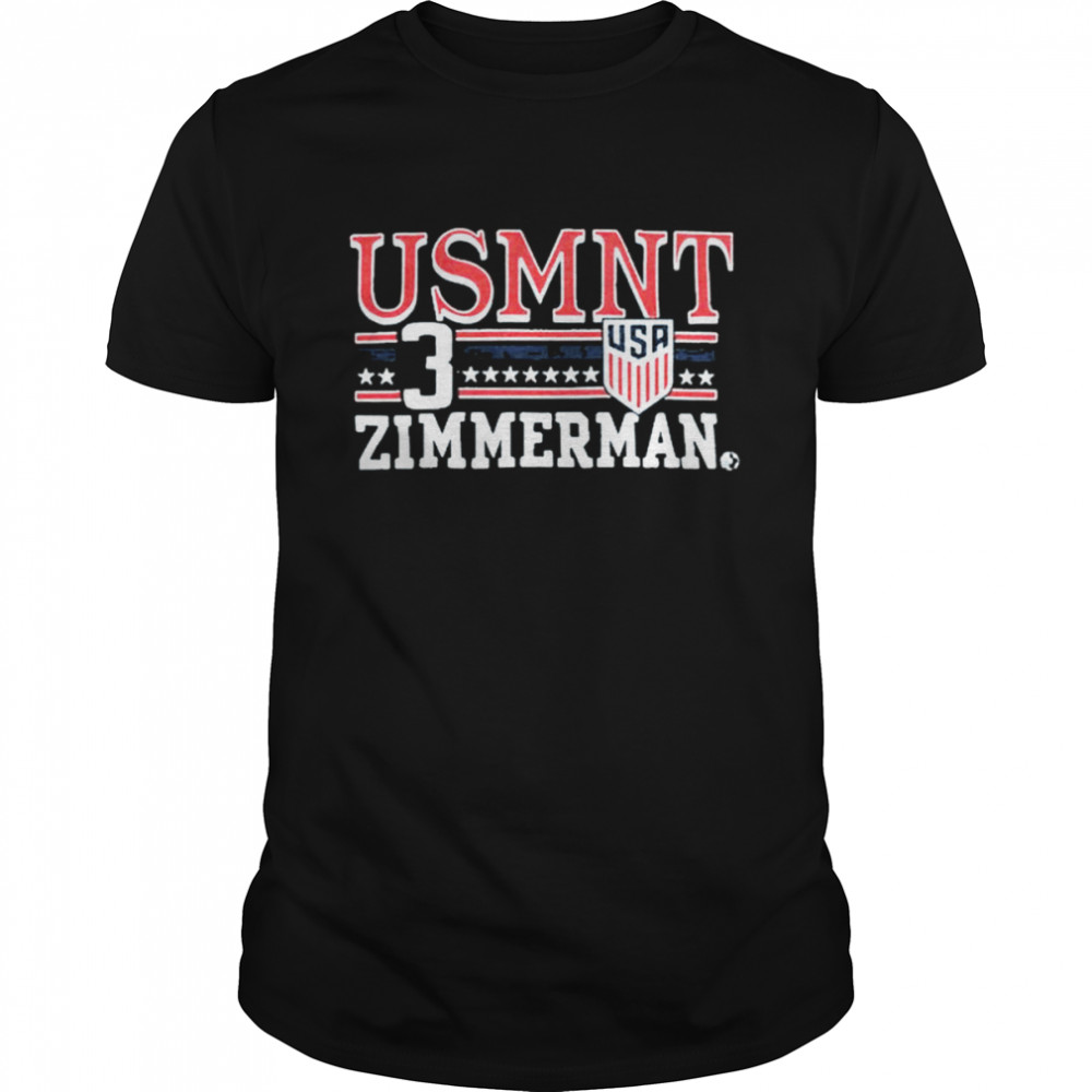 USMNT 3 Zimmerman Jersey shirt