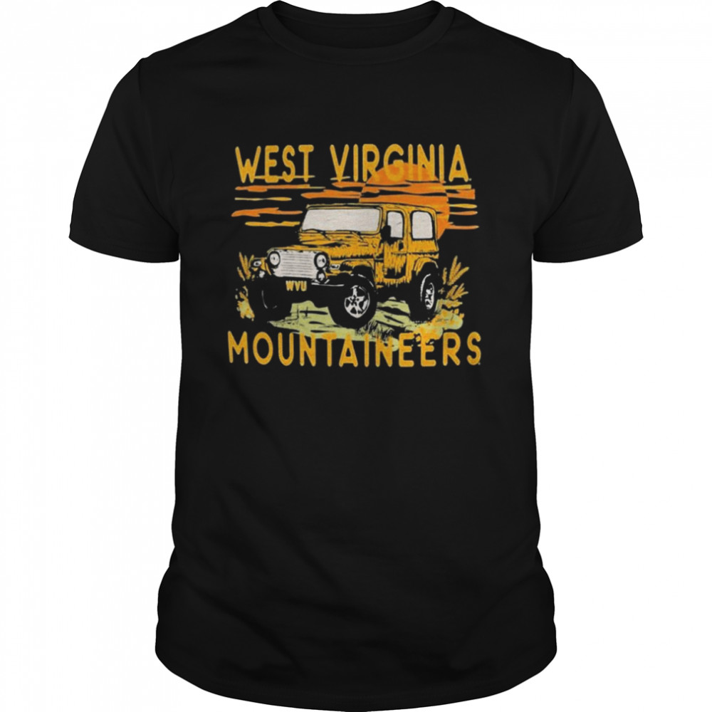 West Virginia Mountaineers off road field trip comfort shirt