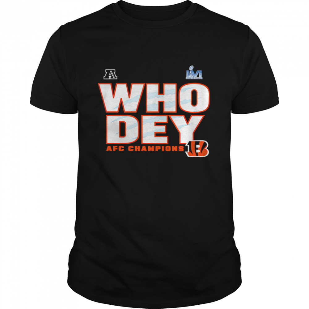 Who Dey AFC Champions shirt