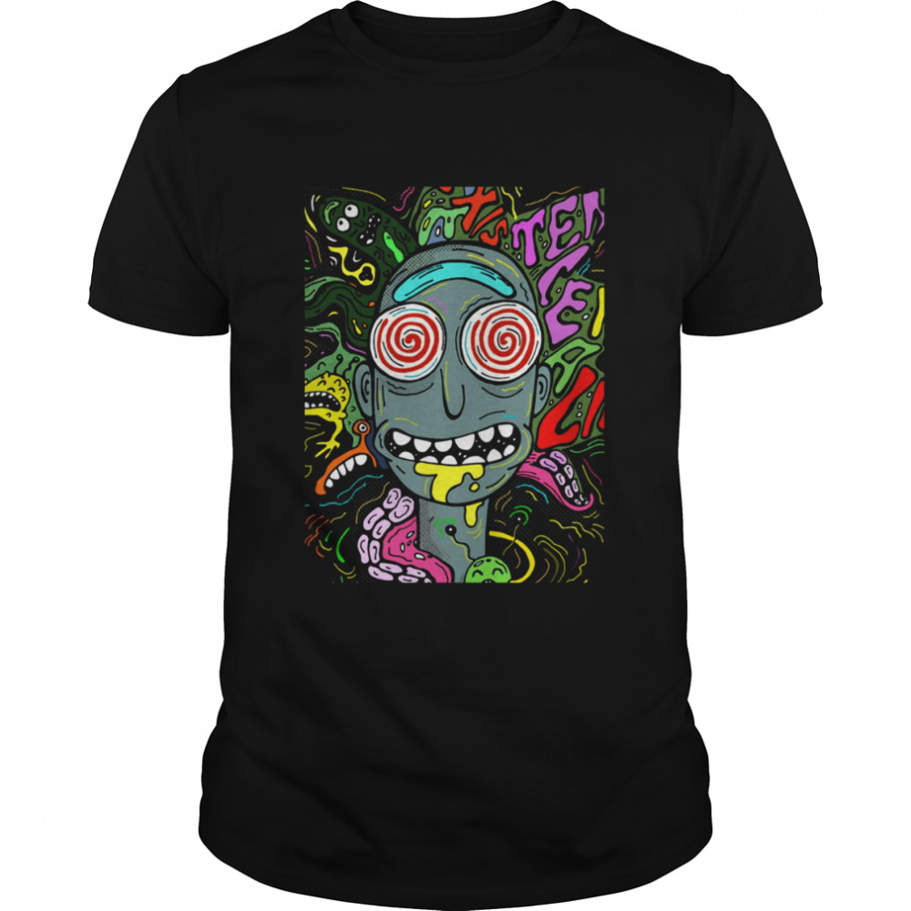 Acid Rick Colorful Art Rick And Morty shirt