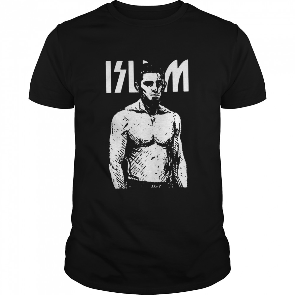 Black And White Design Islam Makhachev Ufc Fighter shirt