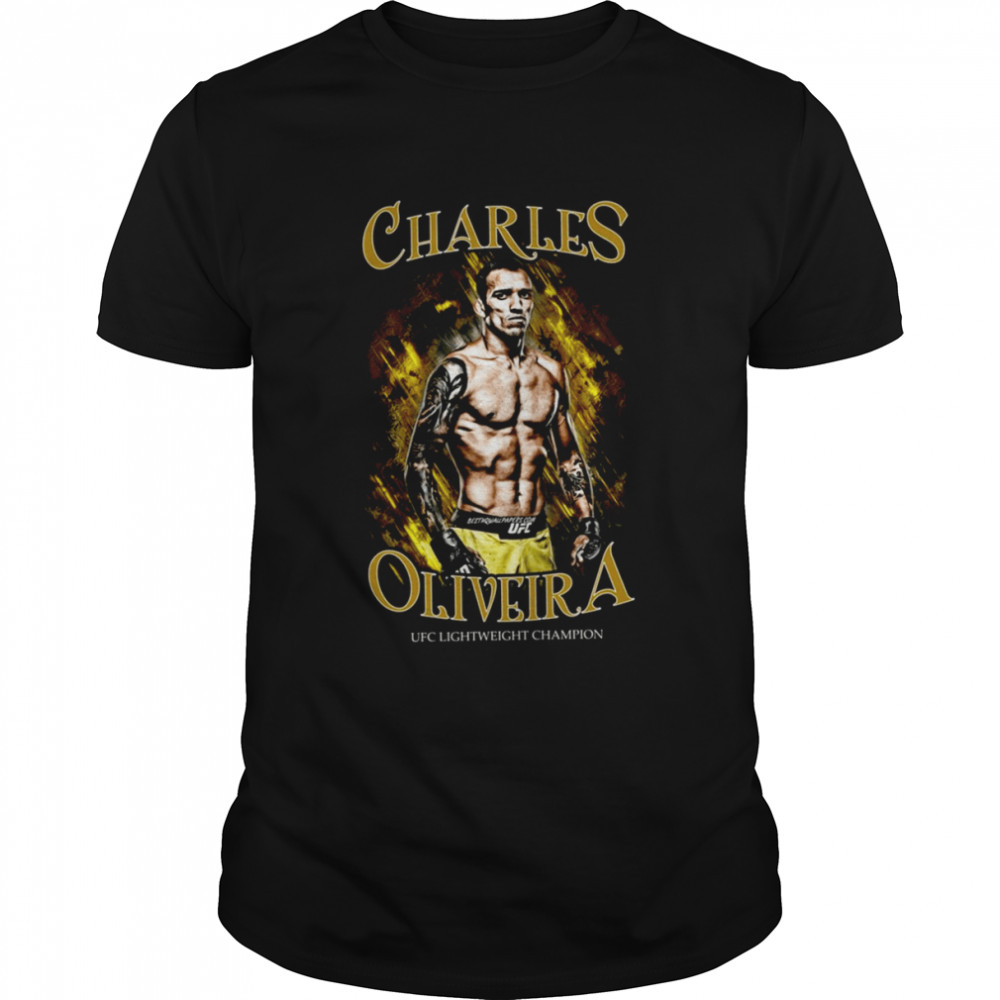 Gold Design Charles Oliveira Gold Team shirt