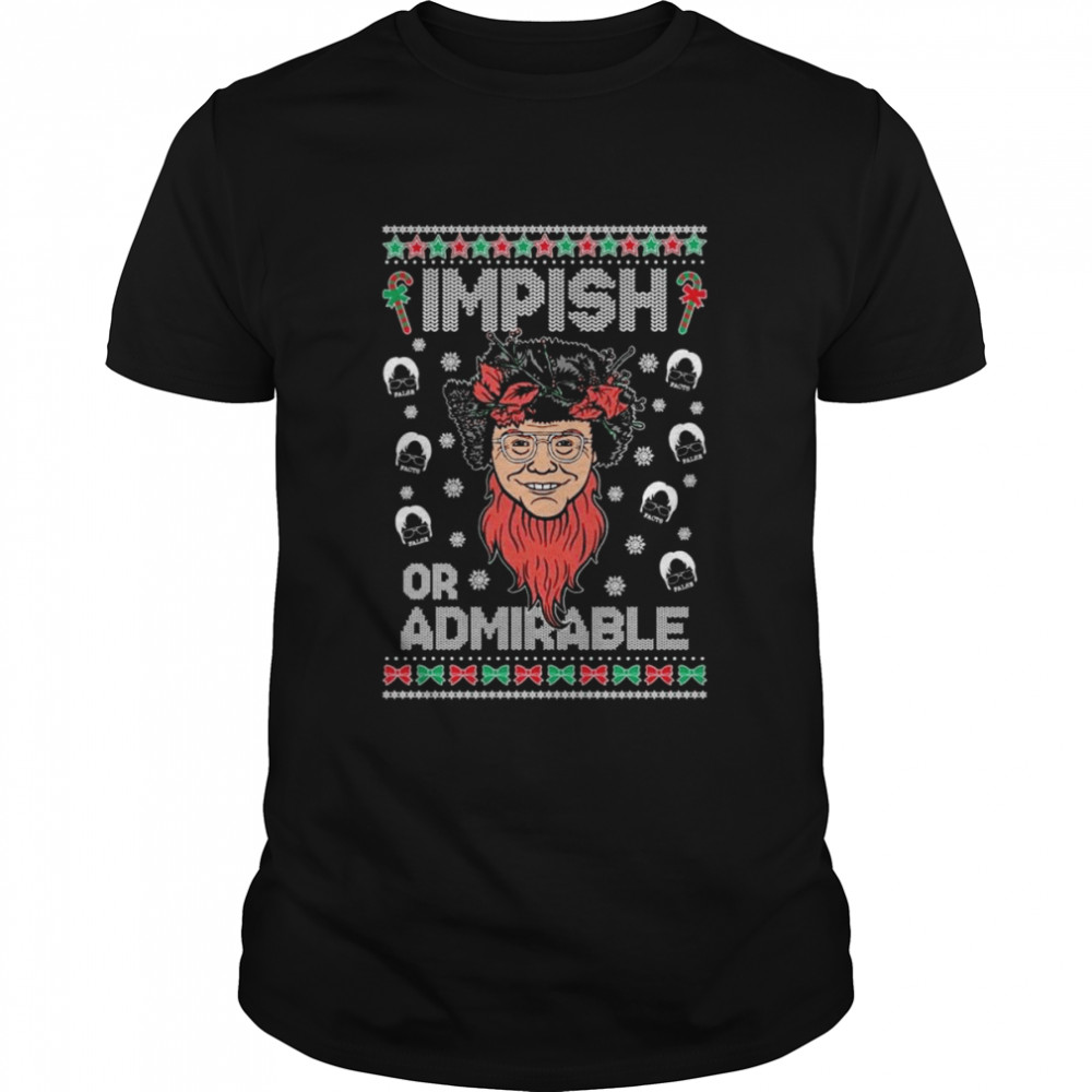 Impish Or Admirable Dwight Schrute Ugly Christmas 2022 shirt