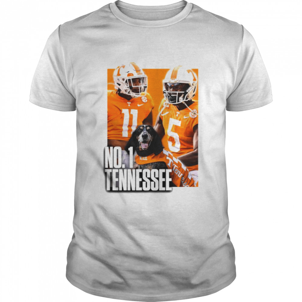 LaTrell Bumphus and Kamal Hadden Tennessee Volunteers No 1 shirt