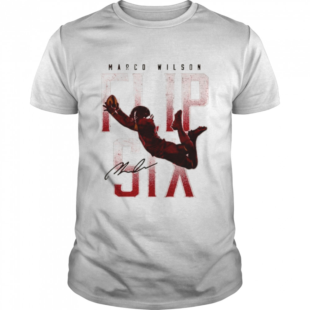 Marco Wilson Arizona Flip Six signature shirt