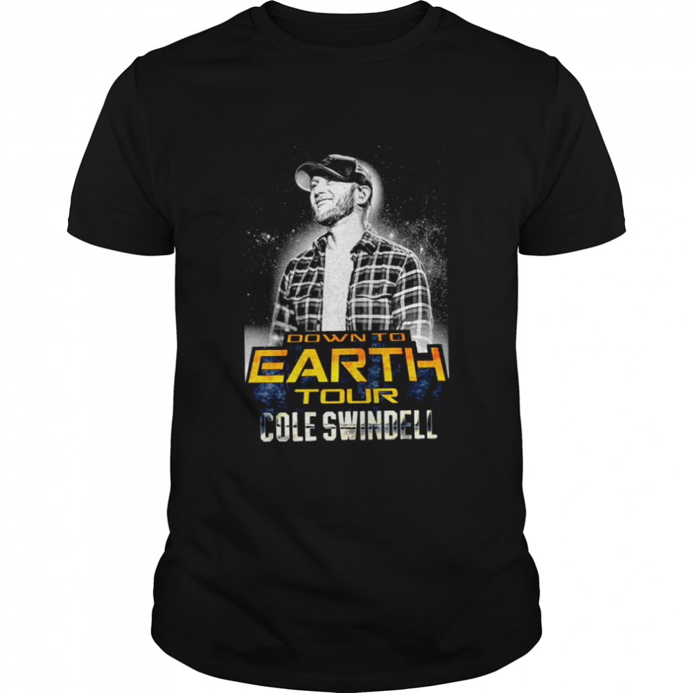 Retro Design Down To Earth Cole Swindell shirt