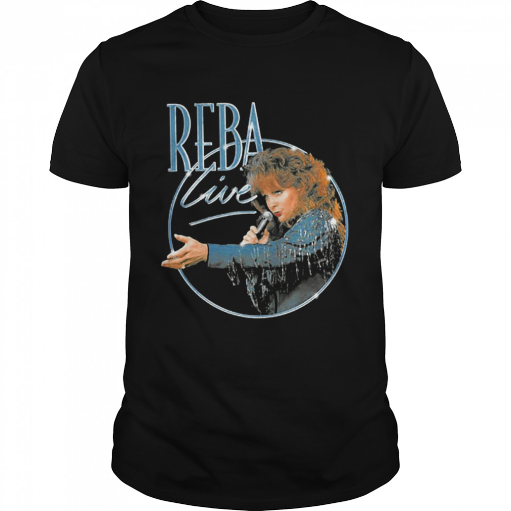 Singing On Stage Reba Vintage Live shirt