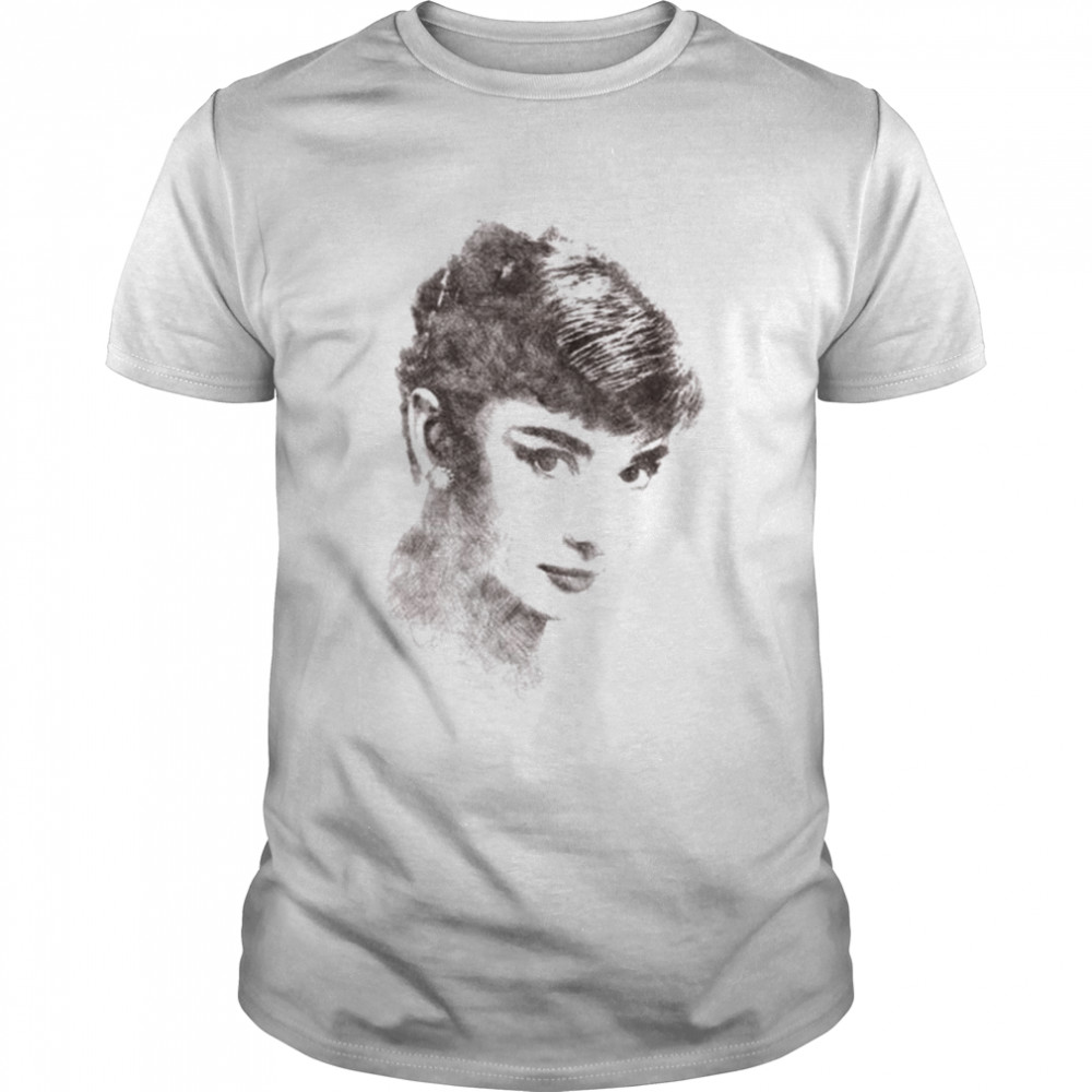 Sketch Art Audrey Hepburn Portrait 03 shirt