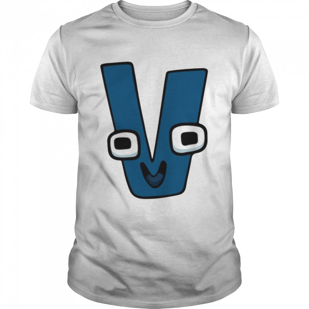 Smile Latter V Alphabet Lore shirt