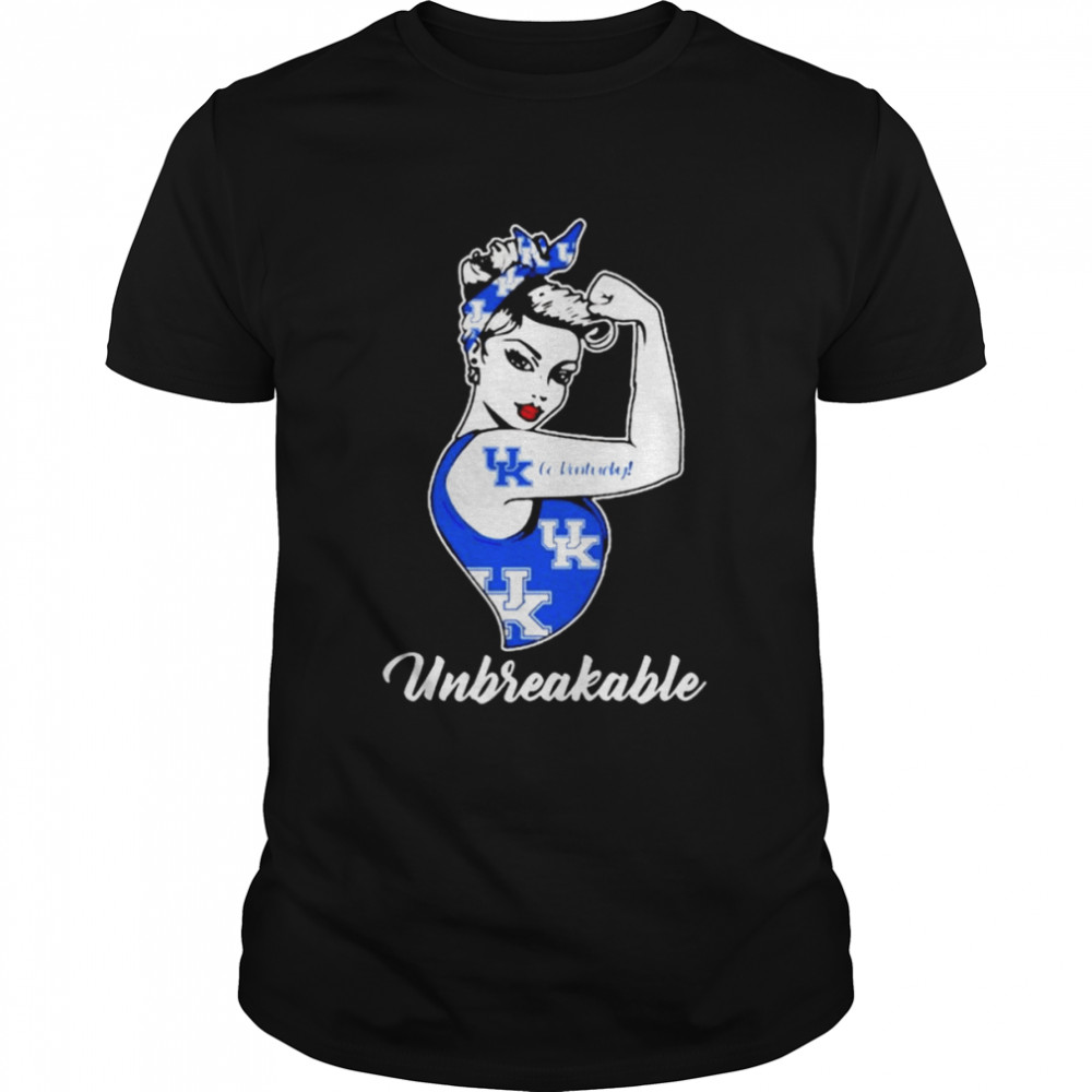 Strong Girls Unbreakable Go Kentucky Wildcats Shirt