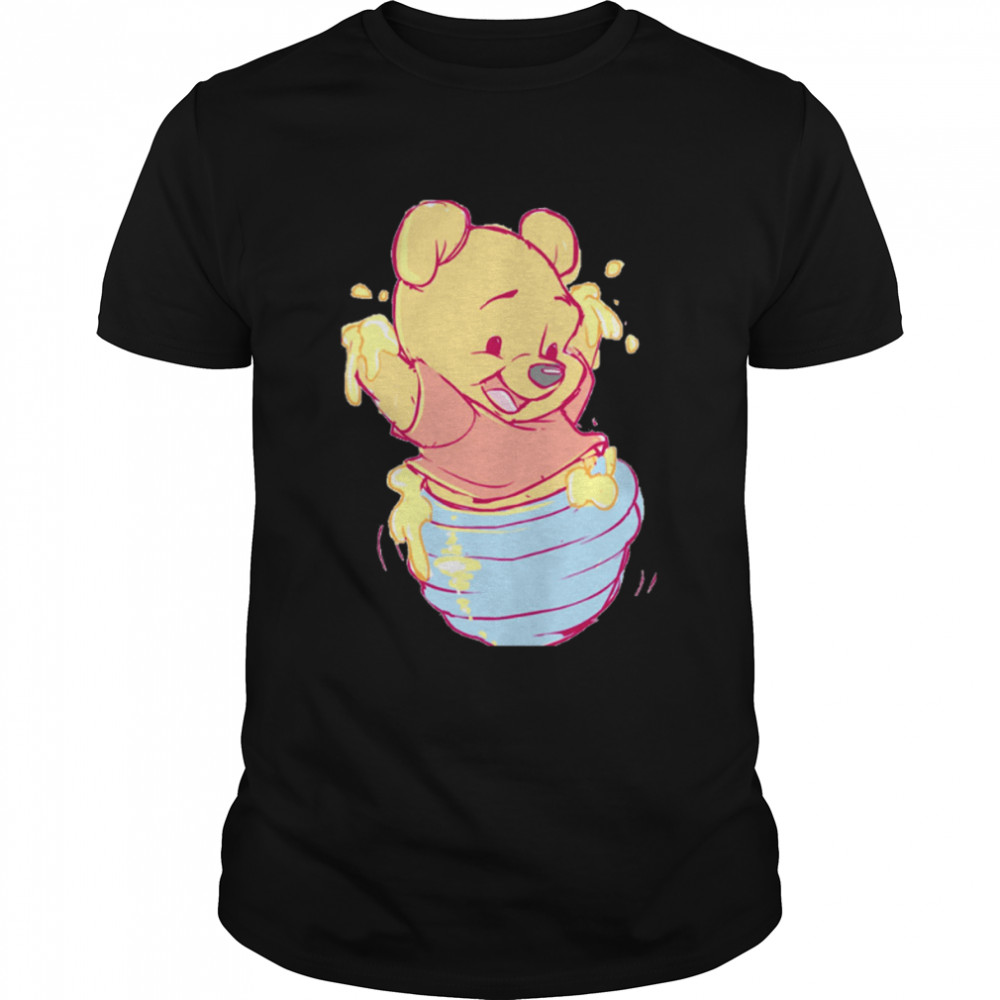 Stuck In Honey Winnie The Pooh Cartoon shirt