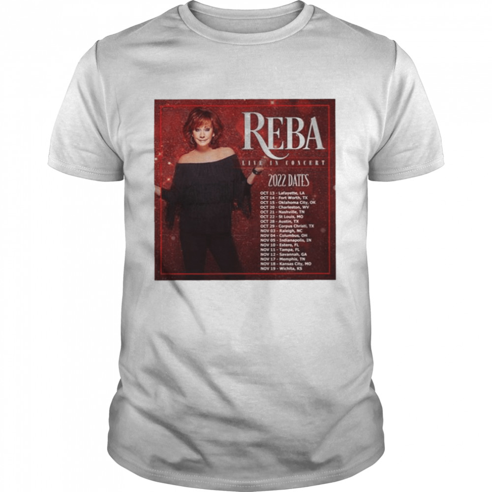 Tour 2022 2023 Locations And Dates Reba Mcentire Christmas shirt