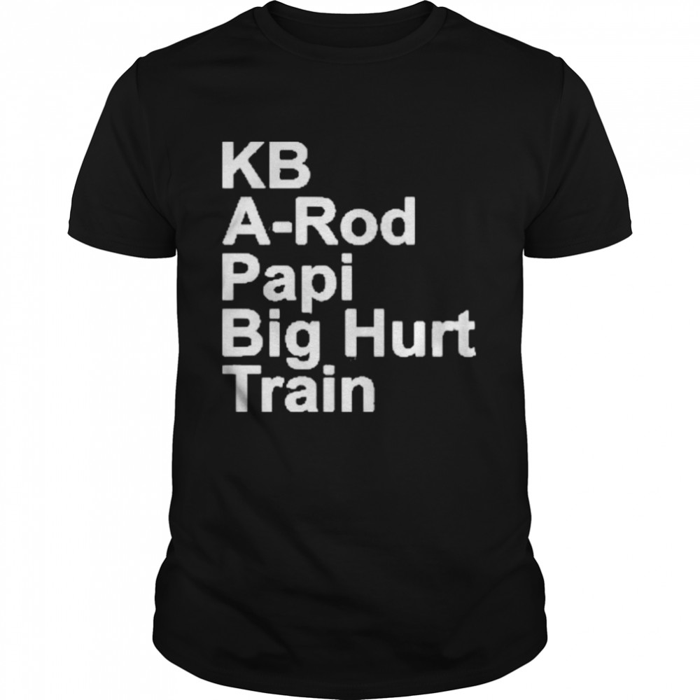 Alex Bregman Kb A Rod Papi Big Hurt Train Shirt