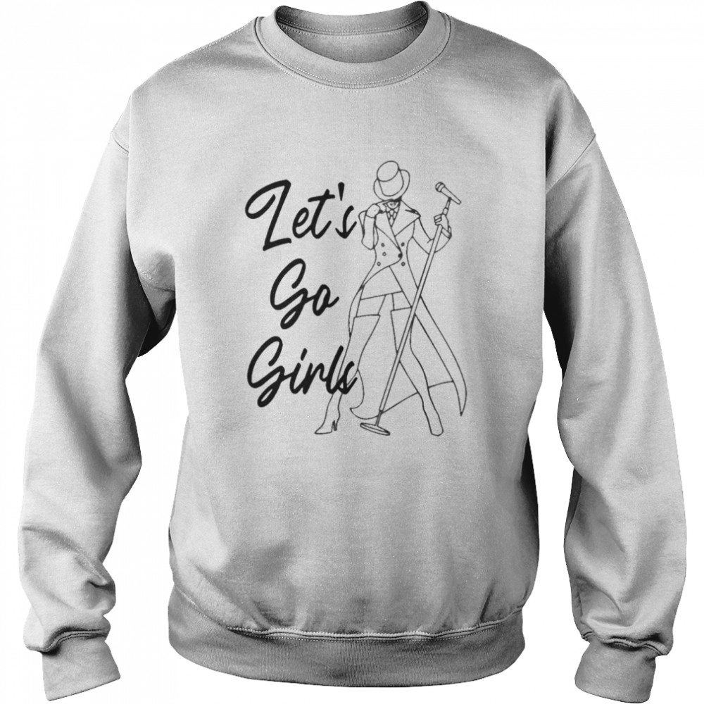 Line art Shania Twain let’s go girls t-shirt Unisex Sweatshirt