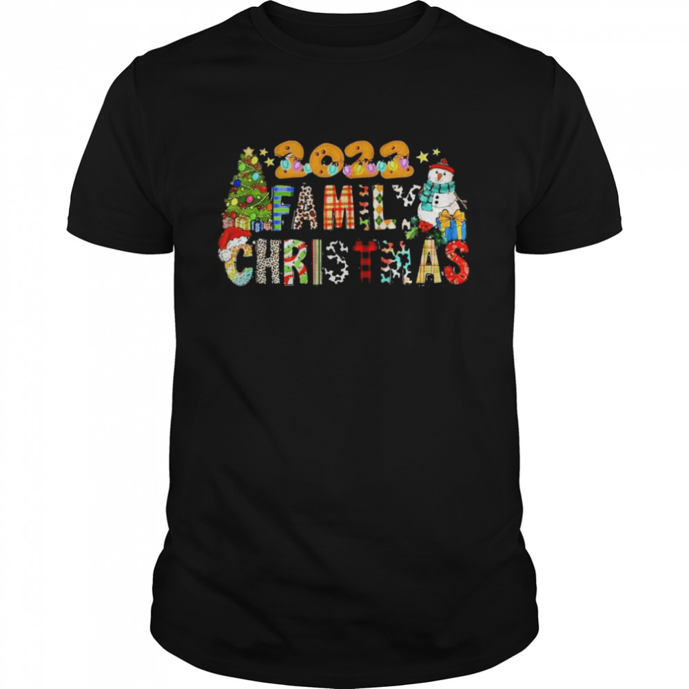 2022 Family Christmas Matching Tree Lights Xmas shirt